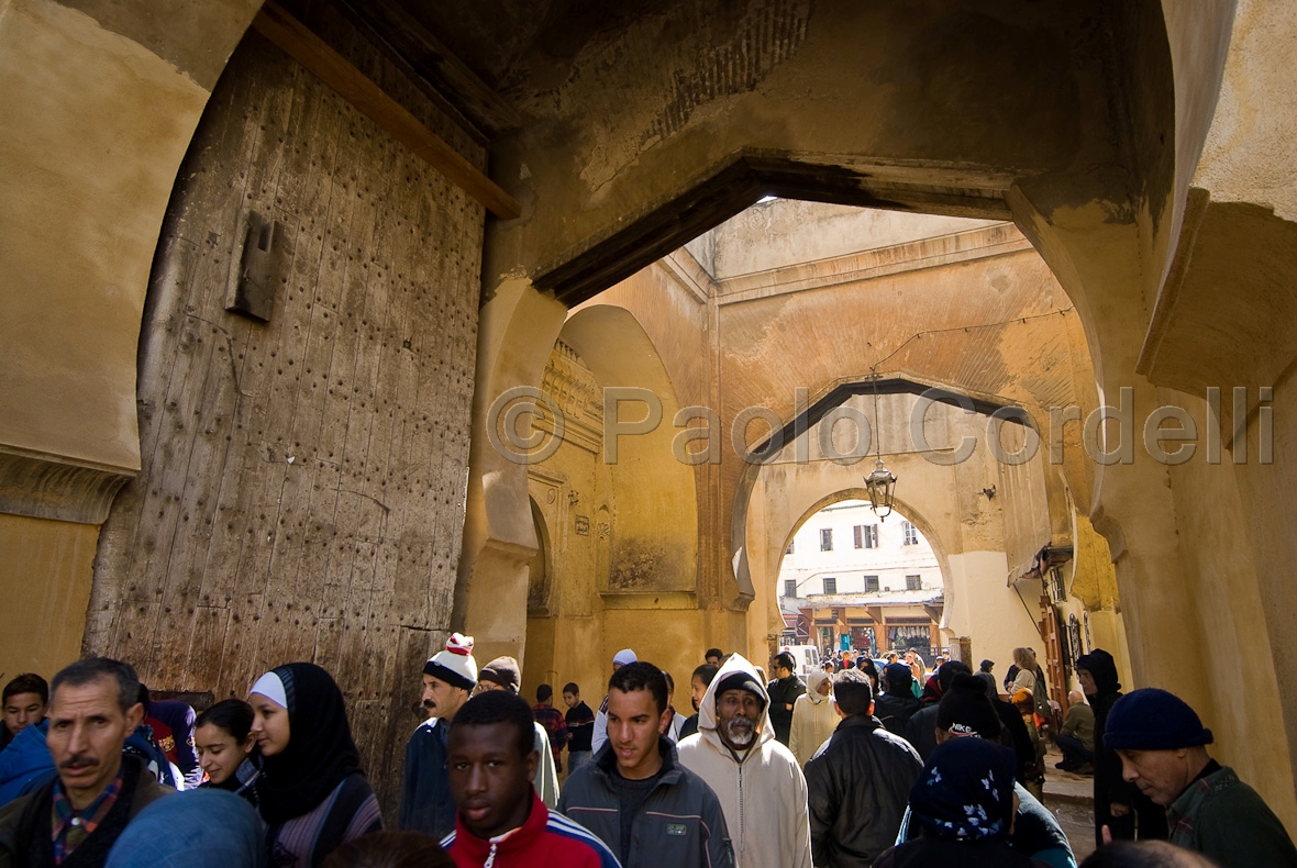 Jewish Quarter (Mellah) gate, Fes, Morocco
 (cod:Morocco 20)